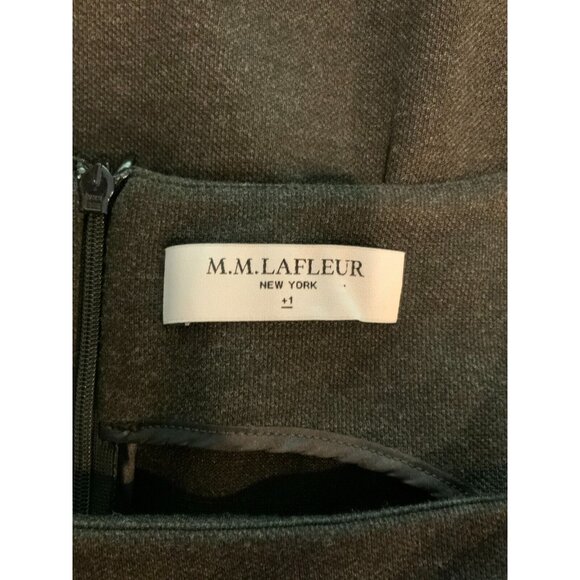 M.M. LaFleur Dark Gray Sleeveless Shift Dress, Size +1 | 1X - Picture 6 of 6